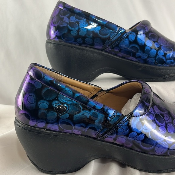 Nurses Mates Pillow Top Purple and Blue Iridescent Shiny Step-Ins - Picture 2 of 9